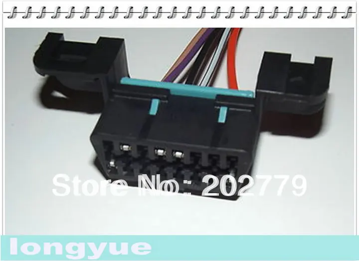 

longyue 10pcs LS1 LT1 OBDII OBD2 Wiring Harness Connector Pigtail 96+ Camaro Corvette 15cm wire