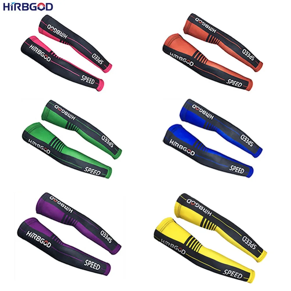 HIRBGOD велосипедные утеплители для рук 2019 рукава Велоспорт Анти-УФ лайкра ткань