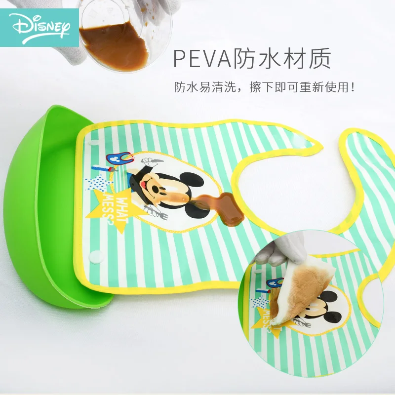 Регулируемые детские нагрудники Disney с мультяшным рисунком слюнявчик