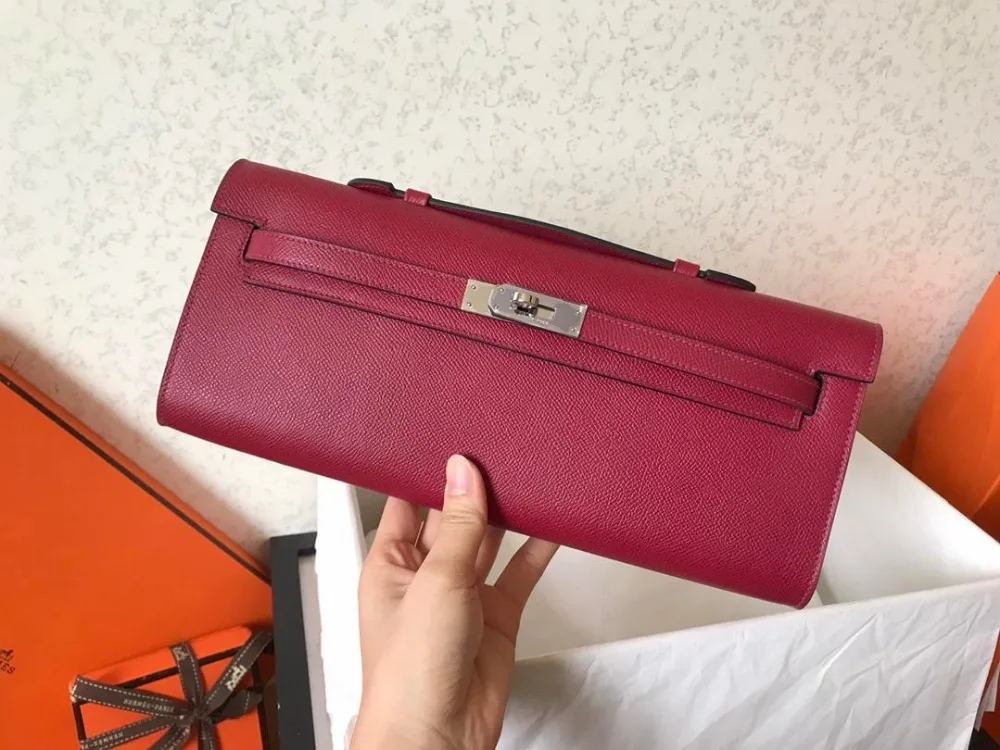 

100% leather luxury handbags handbags designer Messenger bag women's famous brand runway all handmade handbags free shipping31cm