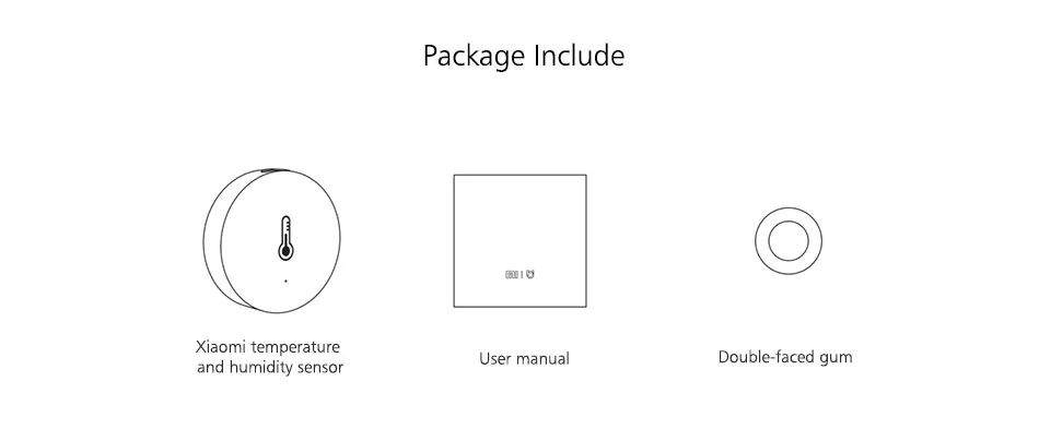 Mi jia Youpin умная температура и Hu mi dity датчик термометр датчик положить ребенка дома и офиса работать с mi home APP