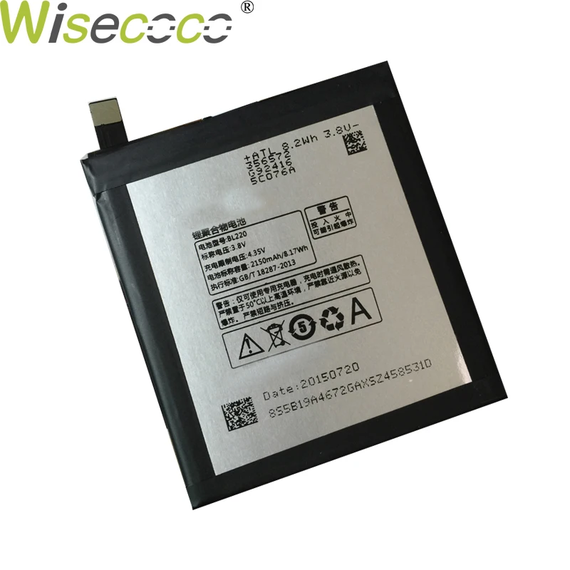 

Wisecoco BL220 3300mAh 3.8V Built-in Battery For Lenovo S850 S850T Smartphone Battery Replacement + Tracking Number