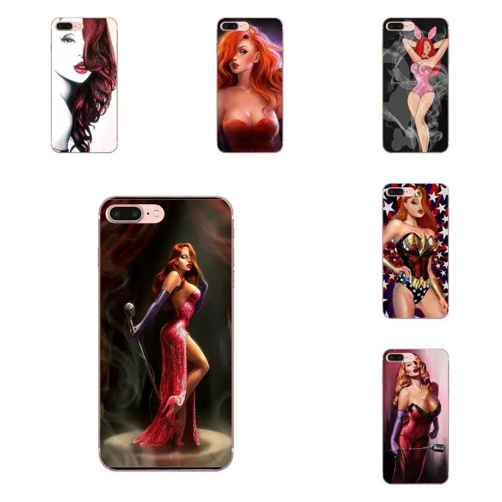 

Jessica Rabbit For Huawei Nova 2 V20 Y3II Y5 Y5II Y6 Y6II Y7 Y9 G8 G9 GR3 GR5 GX8 Prime 2018 2019 Phone Soft Shell