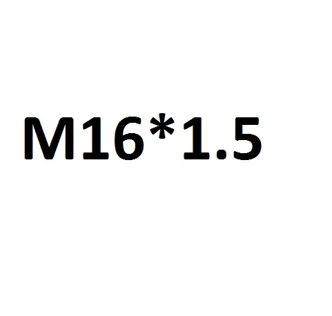 Ком пневматический мужские прямые 6 мм трубчатый шланг Нажмите, чтобы M5 M6 M8 M10 M12 M14 место для быстрого pc-коннектор 6-M5 6-M6 6-M8 6-M10 - Цвет: M16 15