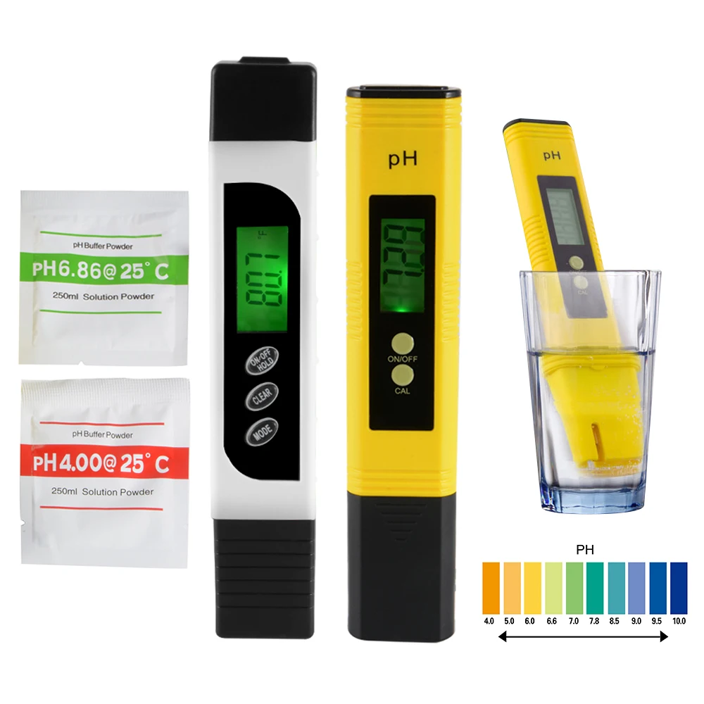 3in1 TDS+EC+Temp Meter Ph Meter with Auto Calibration Button, Digital Accuracy Water Quality
