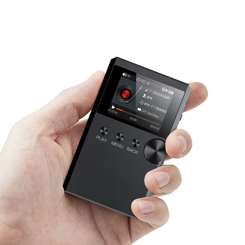 Yescool S5 hifi stereo Lossless lecteur music MP3 player Mini Sports walkman 128G TF Audiophile flac DSD Full format decoding