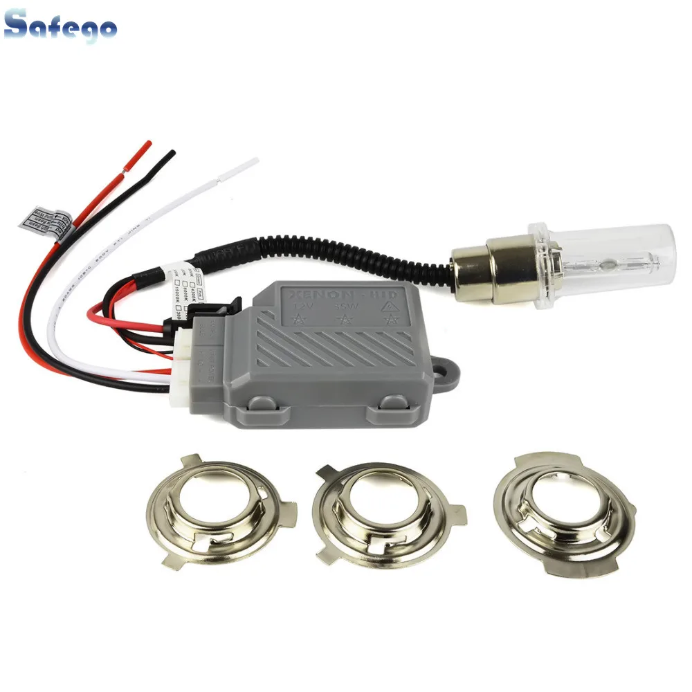 35 Вт moto rcycle hid фары комплект H4 Hi/Lo лампы BA20D H6M 8000K 6000K Универсальный|headlight bulb|xenon motoxenon