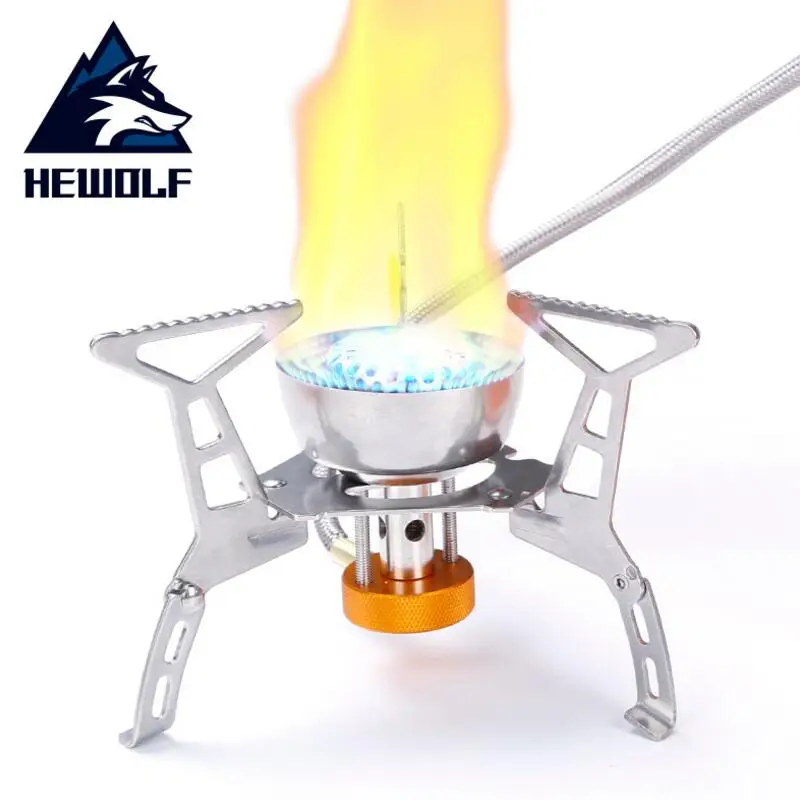 HWEOLF Portable Camping Stoves Folding Outdoor Gas Stove Camping Hiking