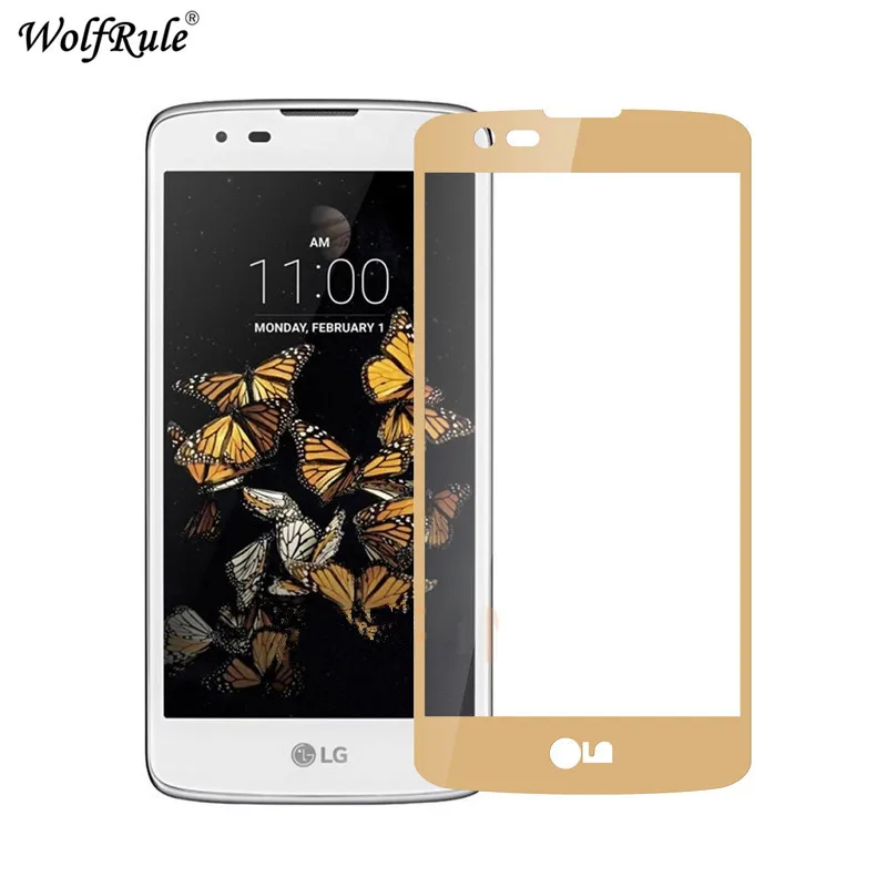 Защитная пленка для экрана LG K7 закаленное стекло 2.5D с полным покрытием M1 Tribute 5|screen