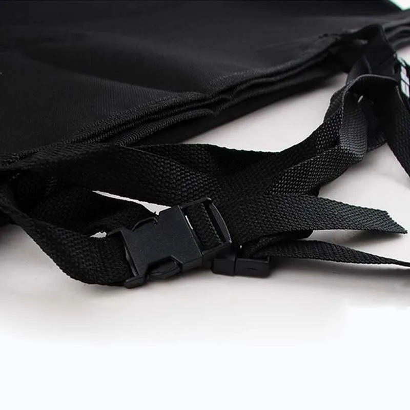 Дизайн! Двойного назначения водонепроницаемый Оксфорд Собака авто багажник коврик/задняя крышка сиденья ПЭТ коврики-гамаки с 4 ремешками черный 150x120 см
