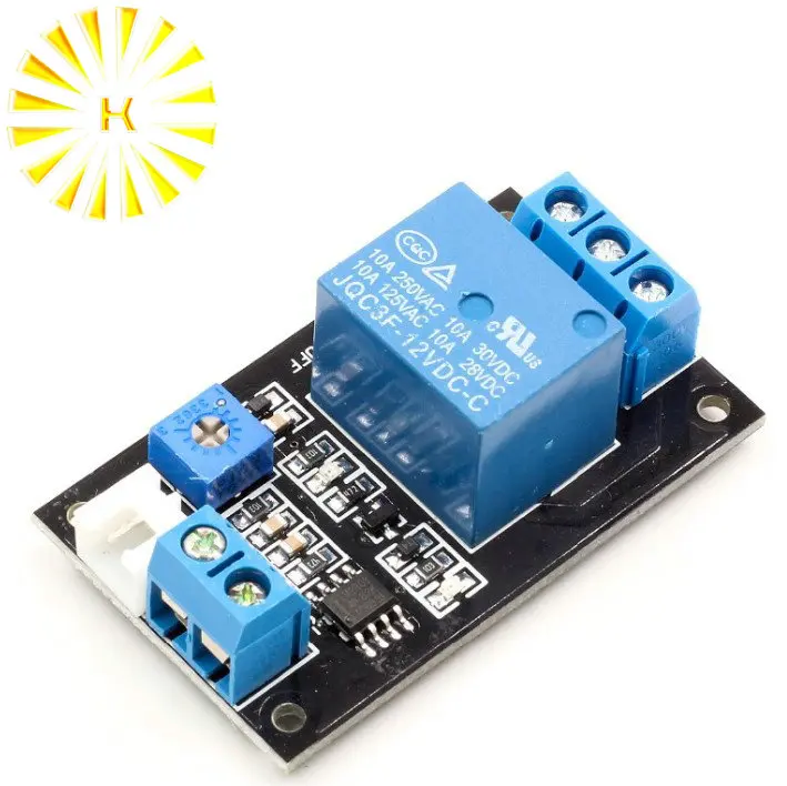 dc 12V Photoswitch Photoresistance LDR Photoresistor + Relay Module Light Detect Connector | Строительство и ремонт
