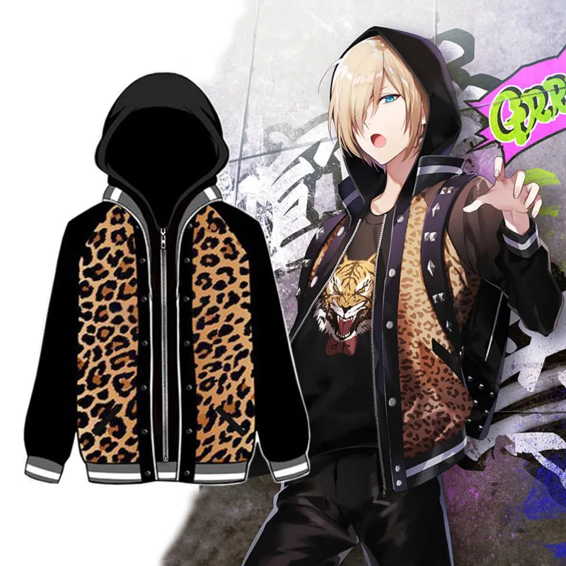 YURI!! on ICE Yuri Plisetsky Sports sportswear hoodies Cosplay Costume Clothes