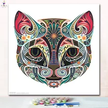 Картина по номерам с красочными цветами для рисования картины по номерам на холсте для детей