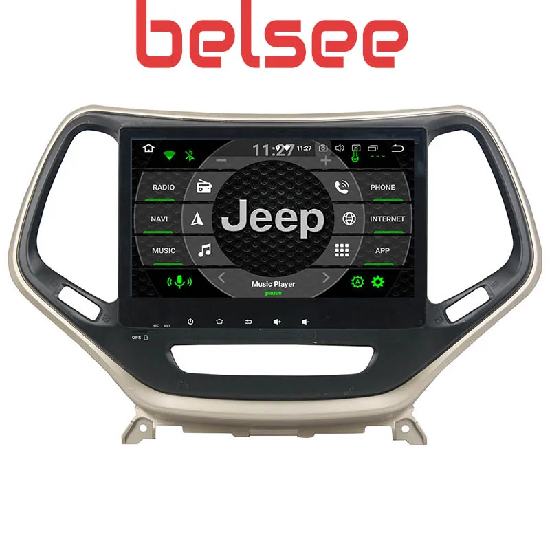 Belsee Android 8 0 Head Unit Car Radio 10 1 touch Screen font b GPS b