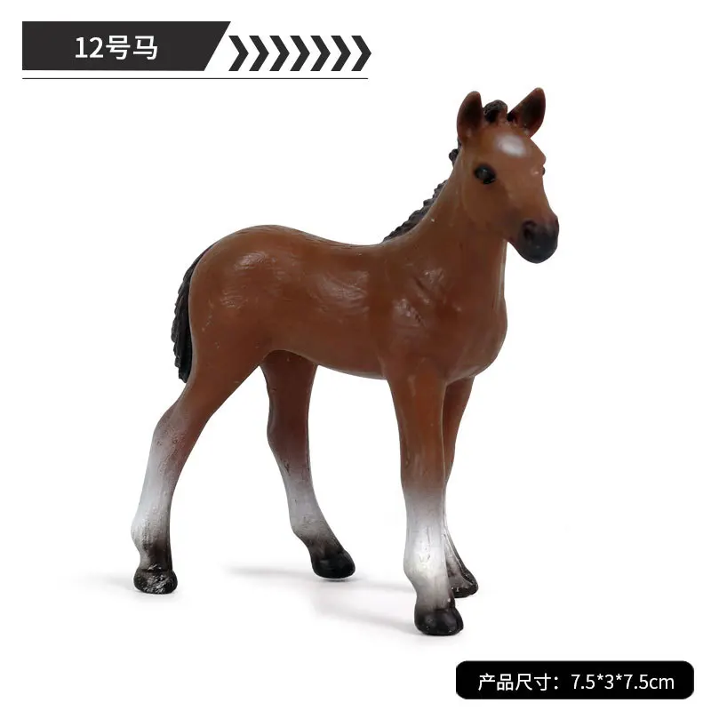Подлинные фермерские стабильные модели животных Quarter Appaloosa Гарвардский Ганновер, коллекция лошадок, развивающие игрушки для детей
