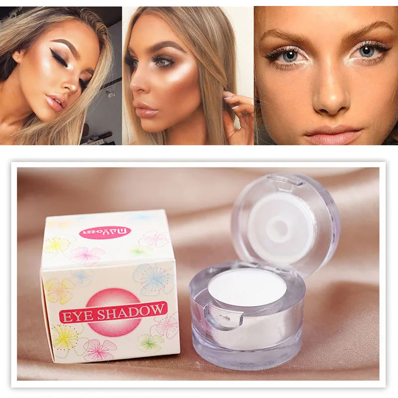 New Makeup Natural Long Lasting font b Eye b font GLitter Powder Face Highlighter Makeup White