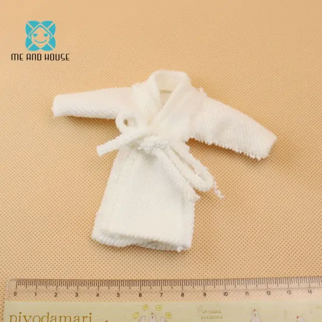 1/12 scale dollhouse miniature diy dolls clothes bathrobe kitin Dolls