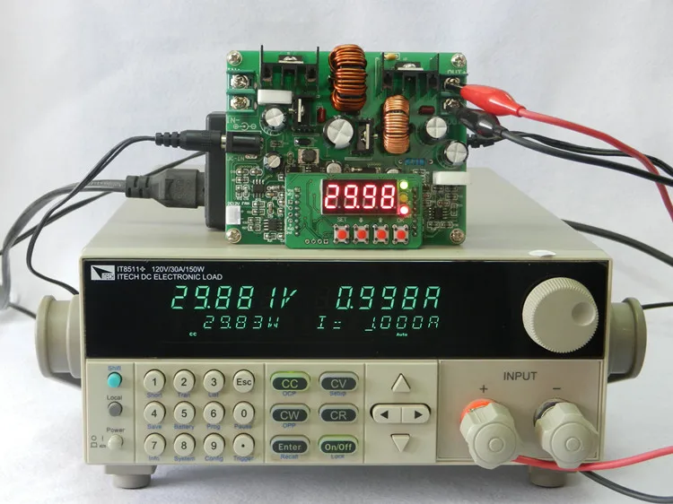 D3806 CNC DC Регулируемый источник питания постоянного тока Регулируемый повышающий и понижающий модуль напряжение и ток 38 в 6A усилитель