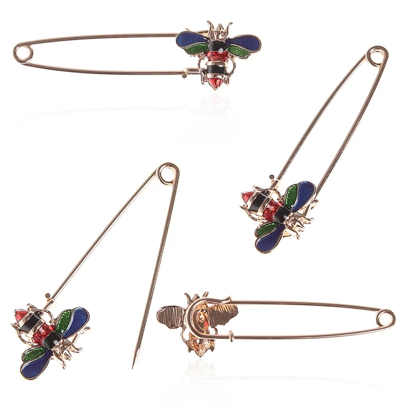 Хит милые шпильки в виде пчелы кардиган led drop glaze bee брошь рождественские подарки