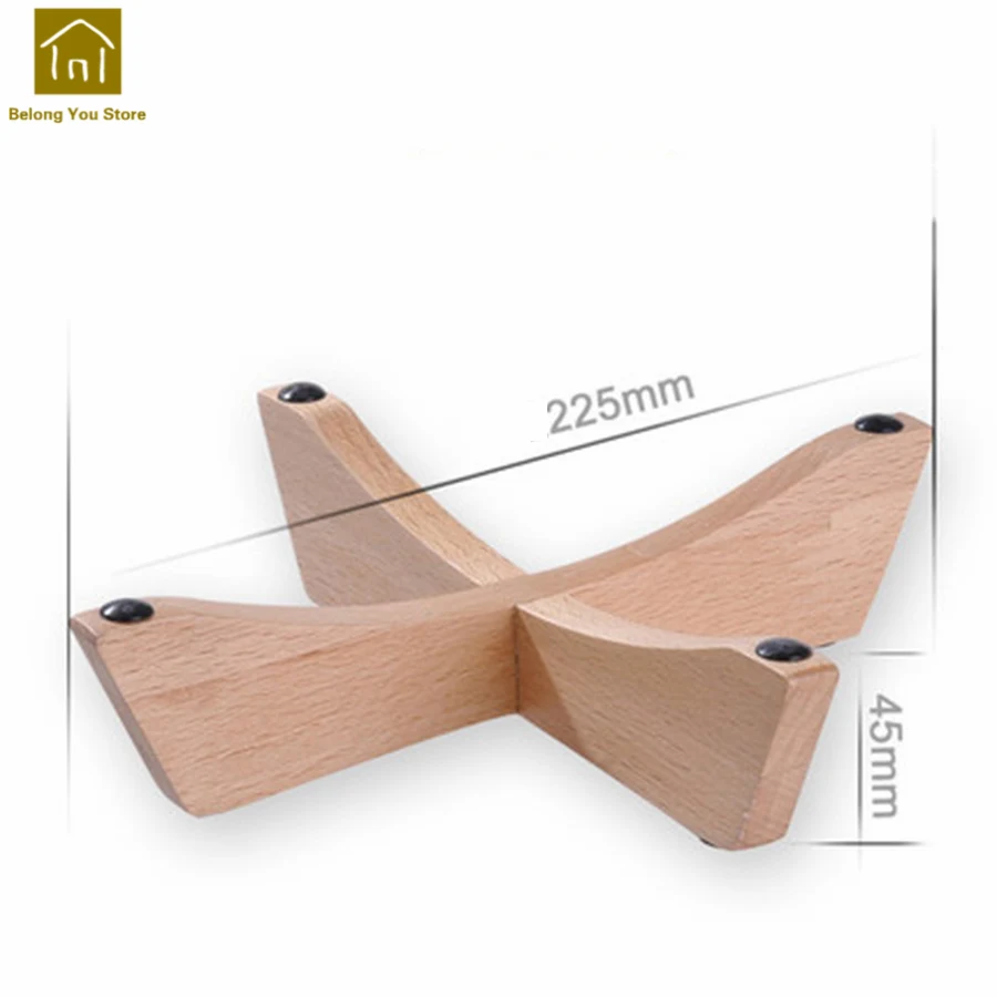 Kitchen Pot Wooden Rest Utensil Storage Tool Cover Pan Cover Holder Estante Pot Stand Cozinha Prateleira Kitchen Rack WAC028