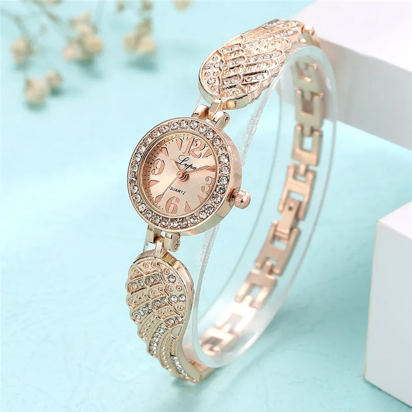 Fashion women watches top brand luxury ladies Stainless Steel Band Rhinestone Quartz Wrist Watch clock relogio feminino J27 (6)