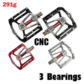 

3 Bearings Antiskid New Design Mountain Bike BMX Fixed Gear Bike Pedal Plate Pedal Cr Mo Steel Axis MTB Cycling Pedals