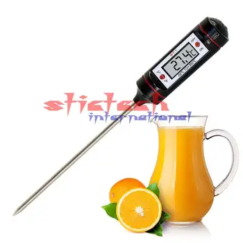 

by dhl or ems 200pcs high quality Digital Food Meat Probe Thermometer Pen Kitchen BBQ Temperature Household Thermometer WT-1