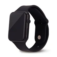 Nowe stylowe zegarki dla dzieci LED cyfrowy zegar silikonowy Watchband kwadratowy sport zegar elektroniczny Dropshipping