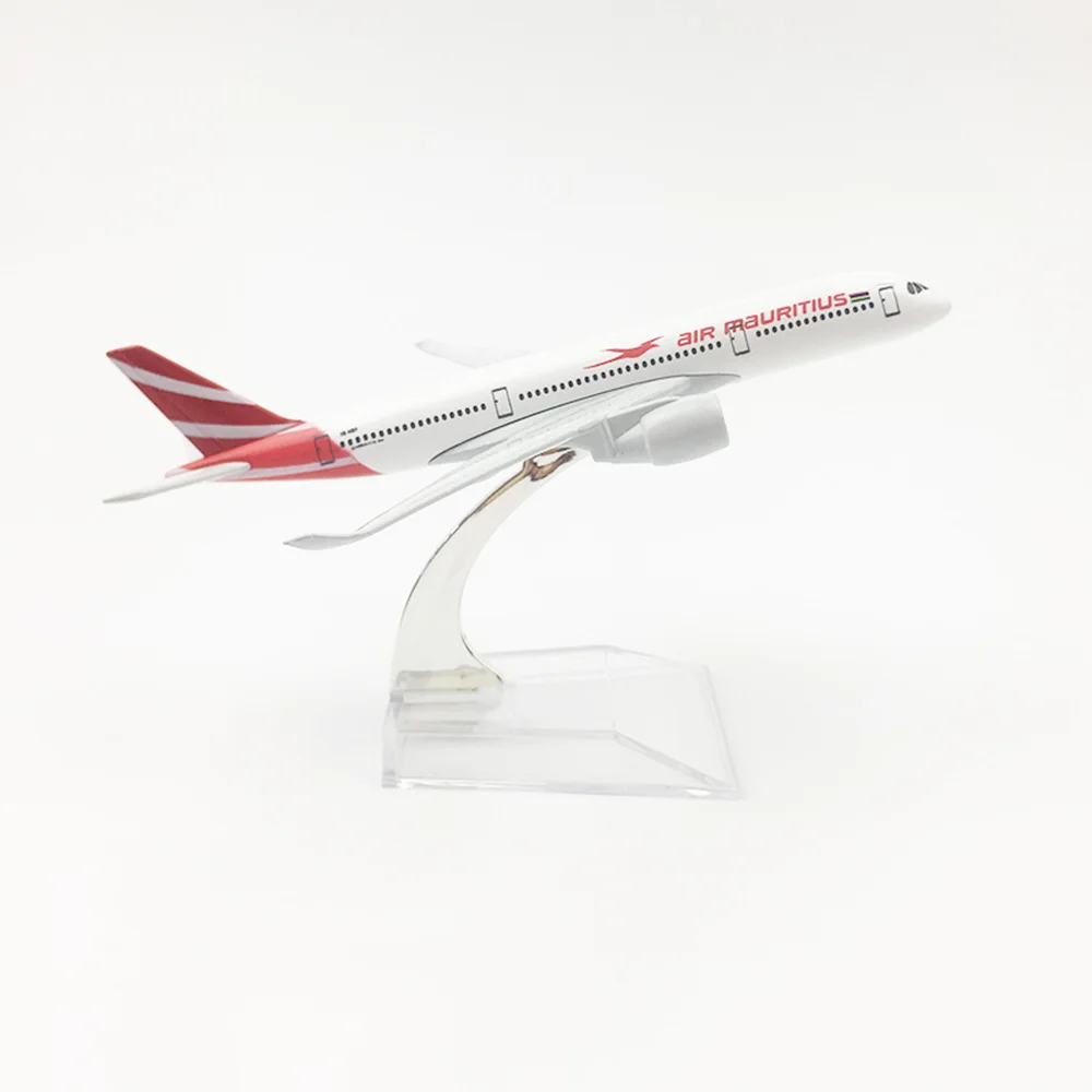 1/400 масштаб самолета Airbus A350 Air Mauritius 16 см сплава самолета Модель игрушки Для детей подарок для коллекции