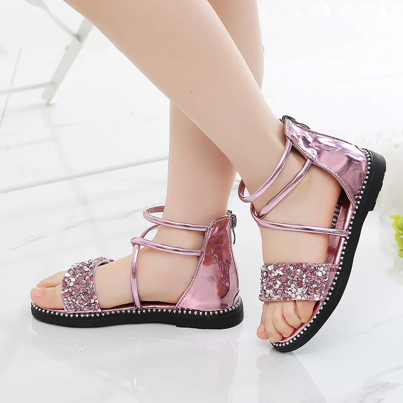 Toddler Girl Sandals Summer 2019 New Fashion Little Girls Children Roman Shoes Soft Breathable Flat Princess Shoes Kids Sandals Toddler Girl Sandals Summer 2019 New Fashion Little Girls Children Roman Shoes Soft Breathable Flat Princess Shoes Kids Sandals