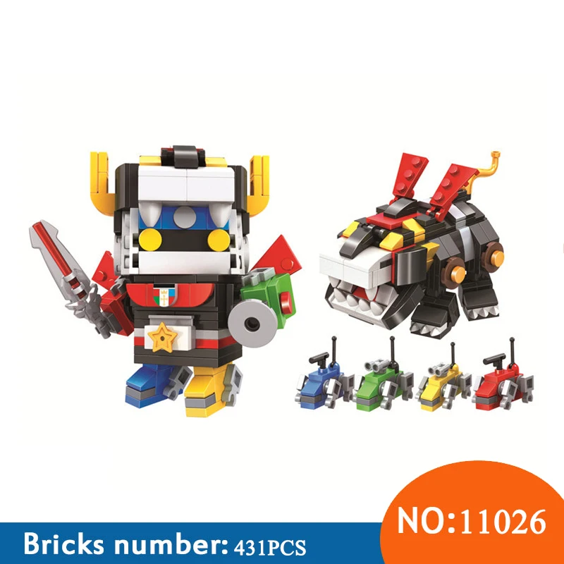 

Bela 11026 Ideas Series Mini Voltron Defender of The Universe Building Blocks Bricks Compatible With 21311 Toys For Children