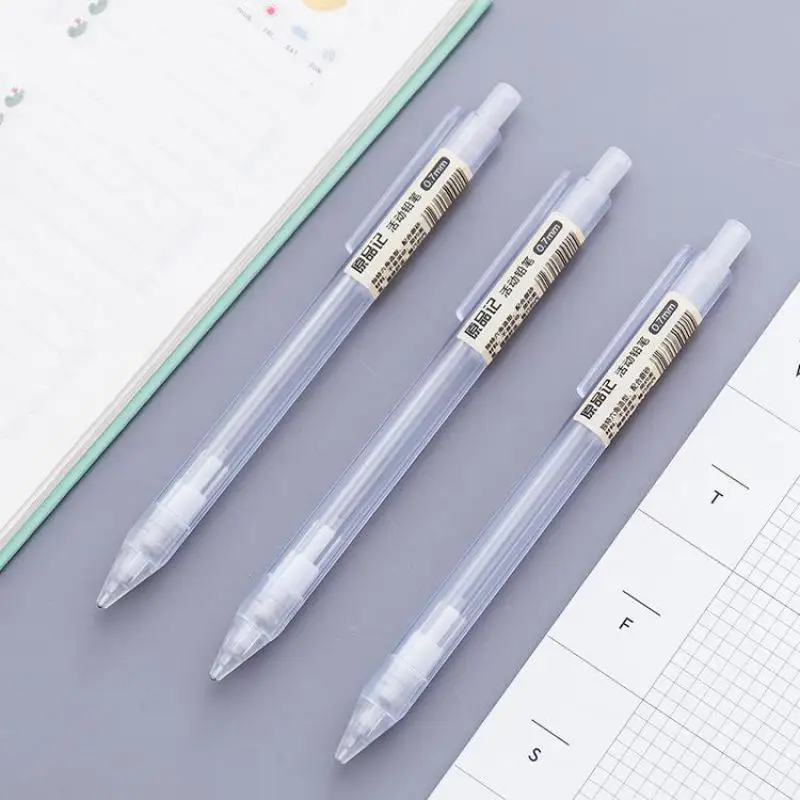 Cute Kawaii Plastic Mechanical Pencil Transparent Automatic Pencils For Kids Korean Stationery