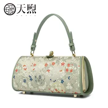 

PMSIX 2020 New women Leather bags designer famous brand embroidery fashion handbag tote handbags schoudertas dames women bags