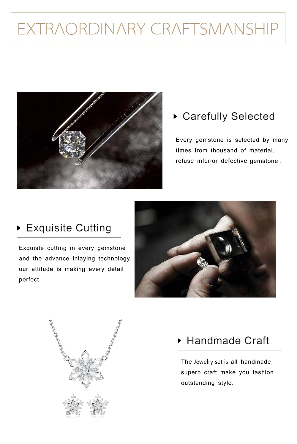 silver ring necklace set(6)