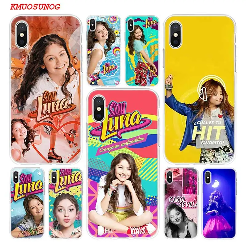 

Transparent Soft Silicone Phone Case Soy Luna fashion for iPhone XS X XR Max 8 7 6 6S Plus 5 5S SE Phone Bag