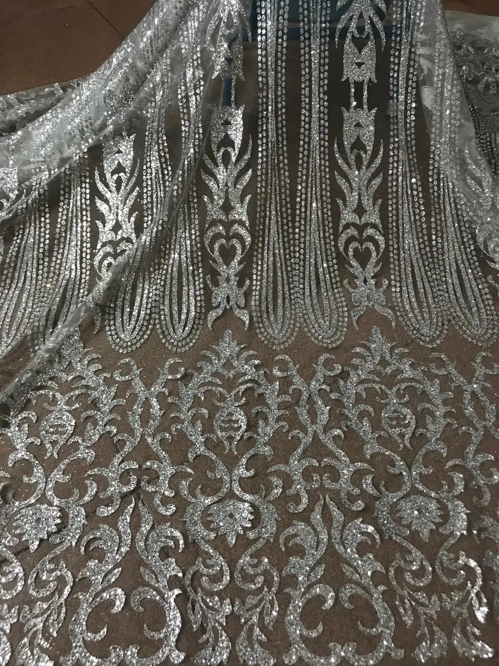 tulle with lace