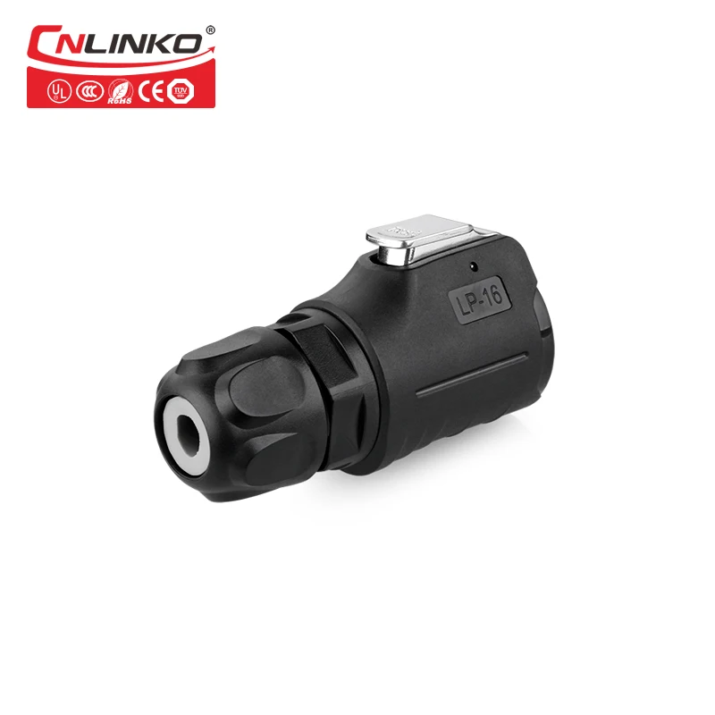 Cnlinko Multi-core 2 3 4 5 9 Pin M16 Series Plastic DC Volt 5-10A Waterproof Power Connector For Household Industrial Equipment