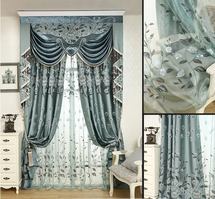 

Ready Curtain With Hooks Or Punching Blending Fabric Free Trim For Different Size 1695m53 Customize Curtains