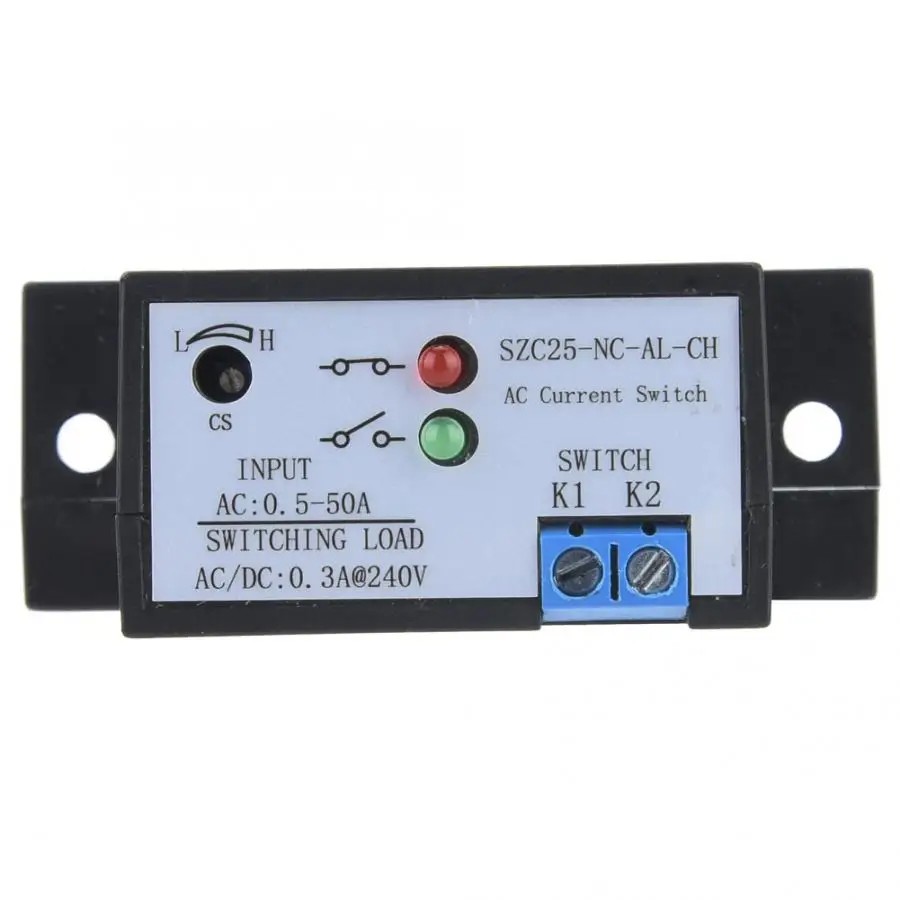 

Switch Wireless Switch SZC25-NC-AL- Self Supply Adjustable Normally Close AC Current Sensing Switch AC 0.5-50A Touch 2019