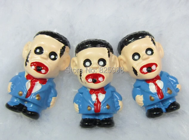 Hallowmas Jewelry 26*15mm Decoden Halloween Ghost Figures Resin Cabochon DIY Phone Beauty Flatback 50pcs/lot Free Ship |