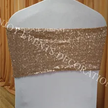 20 шт YHA#61 Шампань роскошный блестящий стул полоса для любого кресла задний Декор