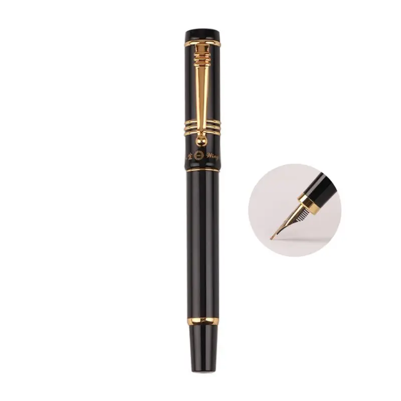 

Luxury Men Women Fountain Pen Business Student 0.5mm 1.0mm Extra Fine Nib Calligraphy Office School Supplies Writing Tool