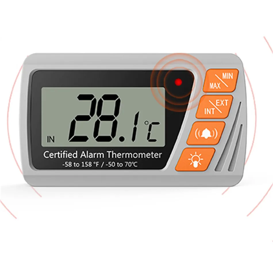 Vaccine thermometer With high Precision thermometer And hygrometer