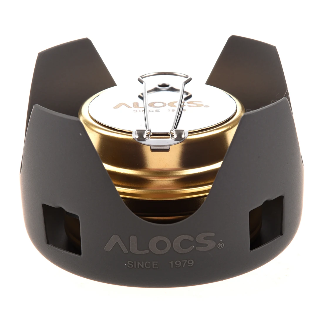 

2019 New ALOCS Portable Mini Ultra-light Spirit Burn er Alcohol Stove Outdoor Backpacking Hiking Camping Furnace with Stand