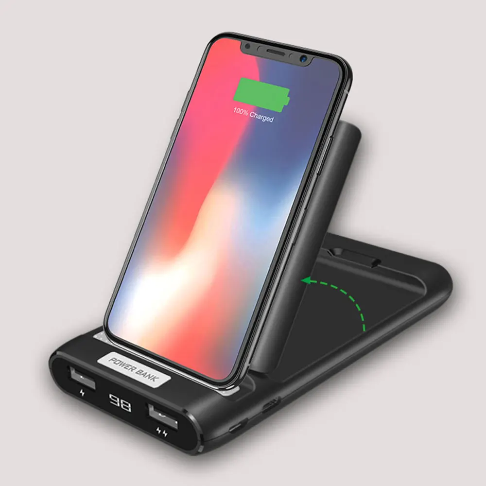 Caseier 3 в 1 10000 мА/ч Мощность Bank зарядное устройство для iPhone Универсальный двойной