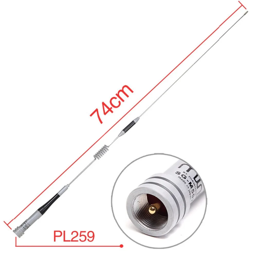 SOONHUA SG M507 VHF UHF двухдиапазонная антенна Мобильная радиоантенна трансивер для YAESU