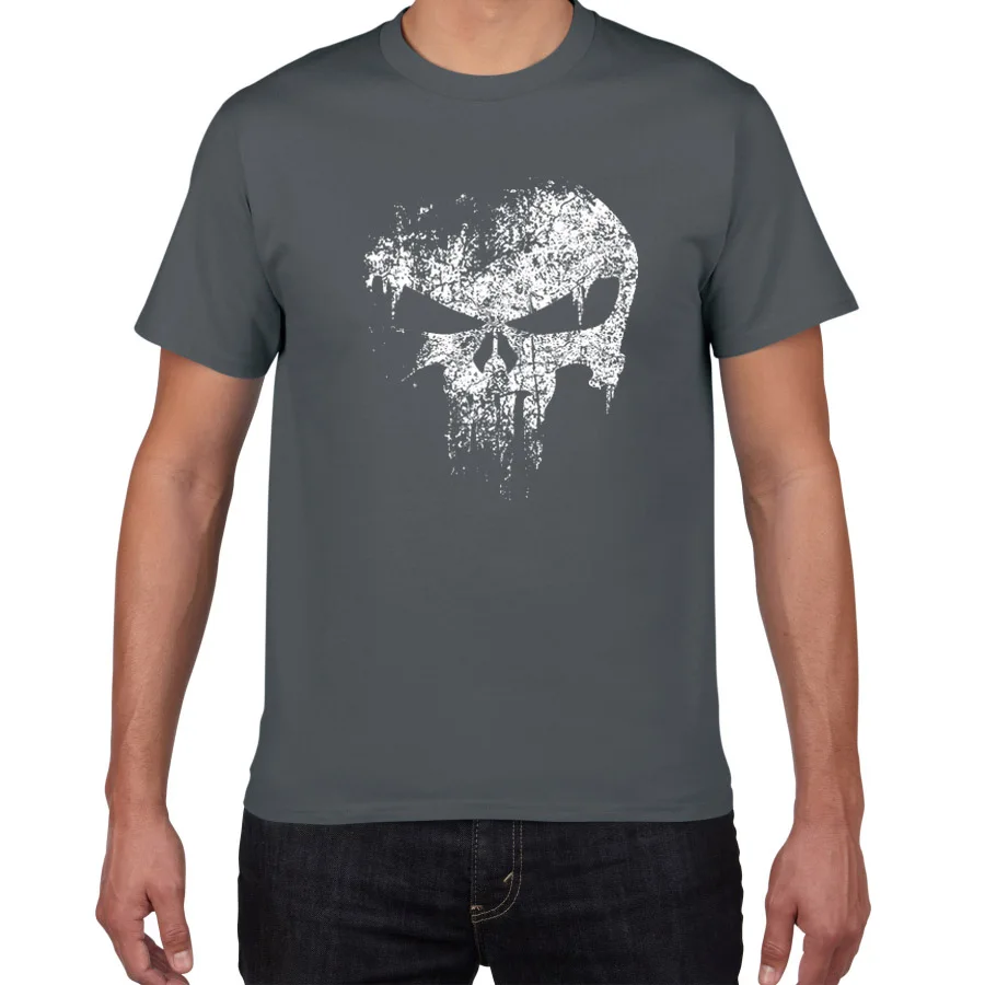 2019 new casual men tops the Punisher printed t shirt cotton short sleeve o-neck tee shirt homme skull men clothing camiseta 2019 new casual men tops the Punisher printed t shirt cotton short sleeve o-neck tee shirt homme skull men clothing camiseta