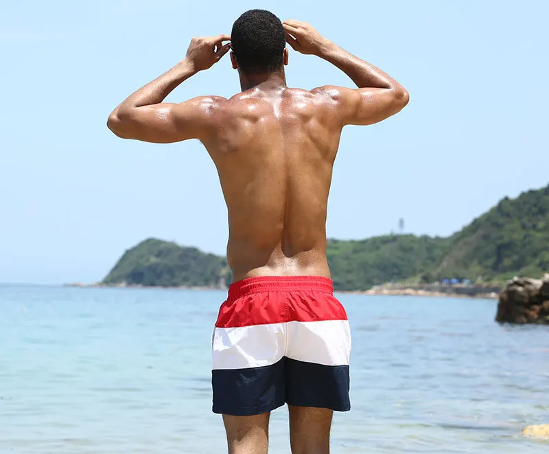 URSPORTTECH быстросохнущая Для Мужчин's Шорты Лето Пляжные шорты Для мужчин доска Шорты человек Повседневное пляжные шорты