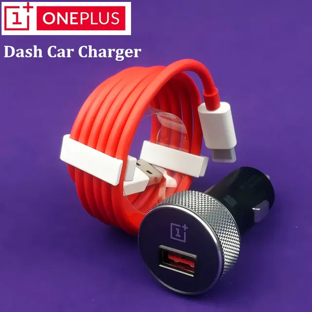 Original Oneplus 6 dash car charger fast charge one plus 5t 5 3 3t smartphone quick charging Usb