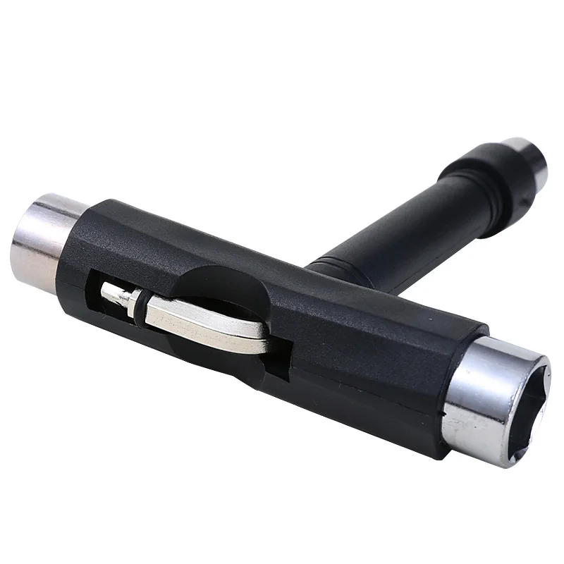 Skateboard Tools All In One Screwdriver Socket Mini T Type Wrench Disassembly Tools Accessories Use for Roller Skate Scooter